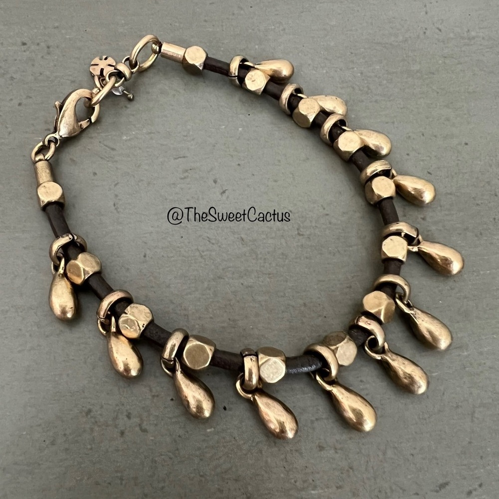 Lucky Brand Boho Antique Gold Bracelet